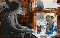 Color adjustments are made any time before you merge the layers.